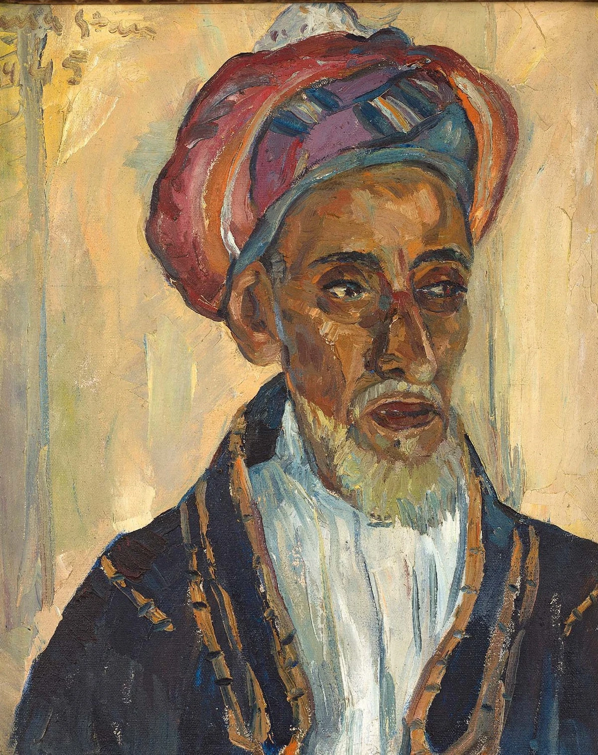 The painting dates back to 1939. (Oman embassy in South Africa/Twitter)