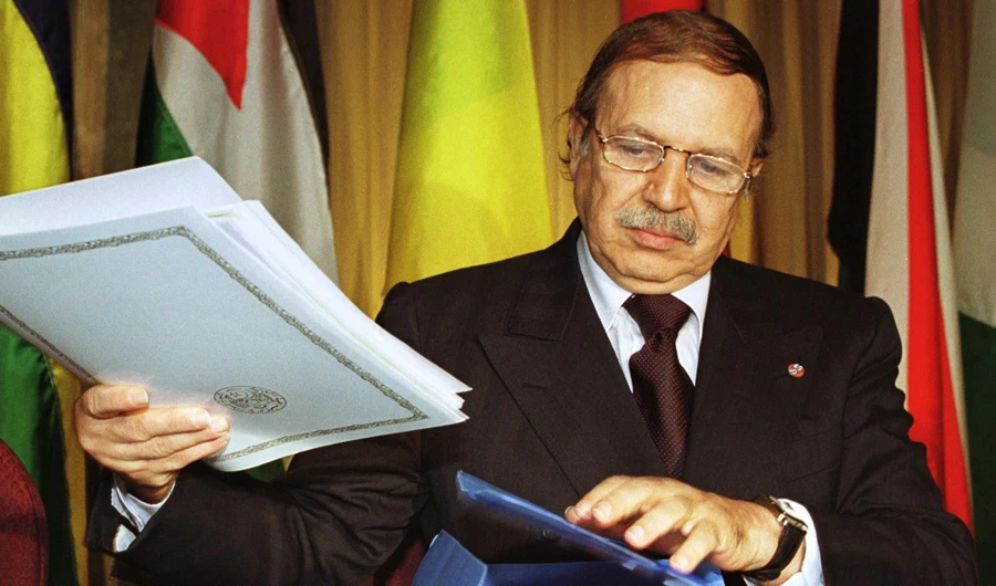 Abdelaziz Bouteflika resigned on Tuesday. (AFP)