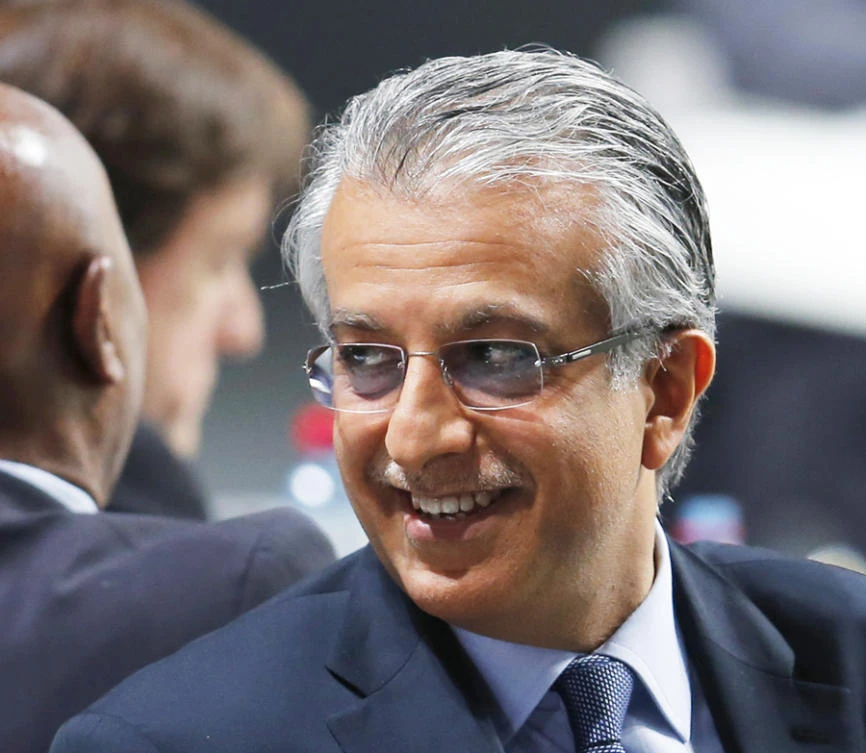 Bahraini Sheikh Salman bin Ebrahim Al Khalifa, AFC's incumbent president who is unopposed for a new term. (AP Photo/Michael Probst, File)