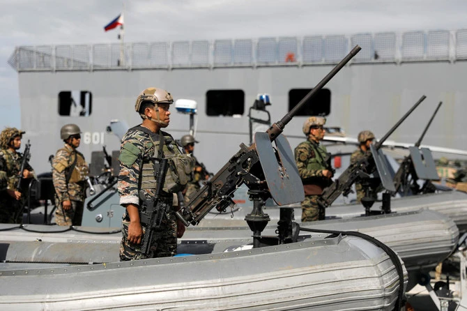 Philippine Marines from the Special Warfare Group . (File/Reuters)