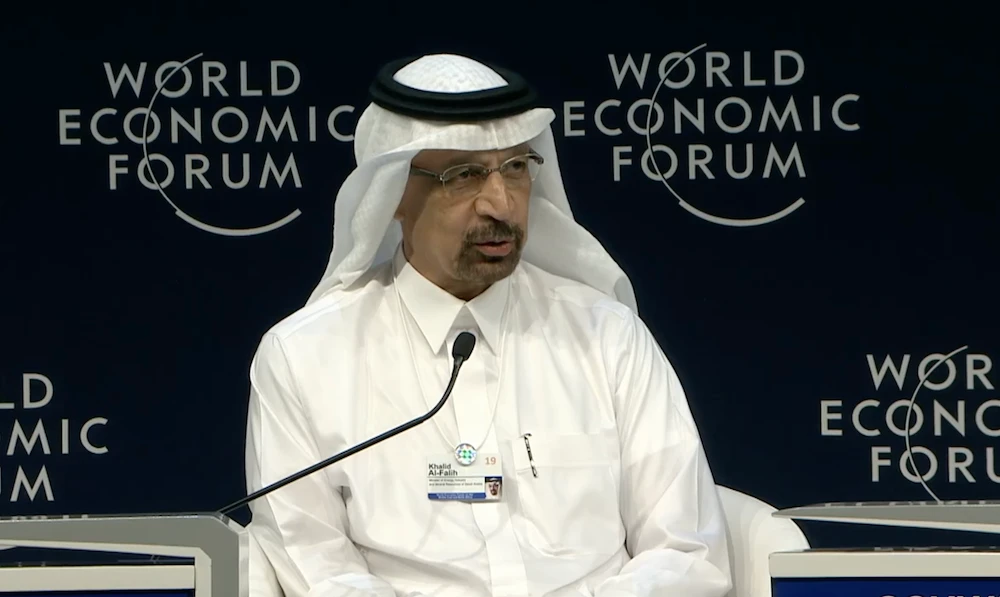 Saudi Arabia’s energy minister Khalid Al-Falih talks Middle East industrialization at WEF MENA event