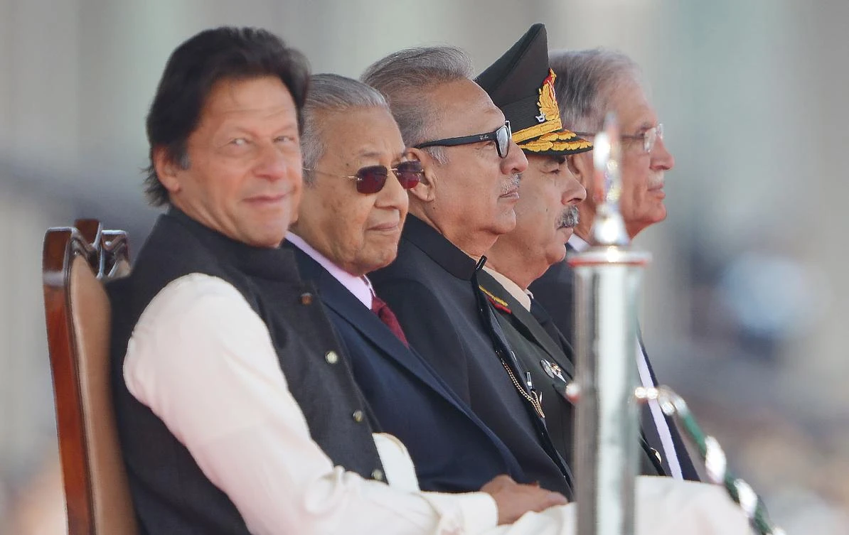 The Afghan government summoned a Pakistan diplomat to explain Prime Minister Imran Khan’s latest remarks on ongoing Afghan peace talks, as tensions flared between the neighboring countries once again. (File/AFP)