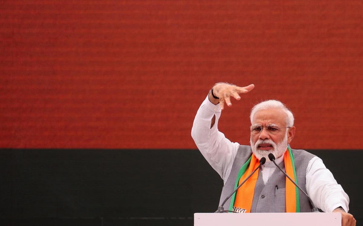 Prime Minister Narendra Modi’s Bharatiya Janata Party is widely expected to retain power after the general election, though with a much smaller mandate. (AFP)