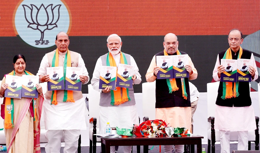 India’s BJP releases election manifesto