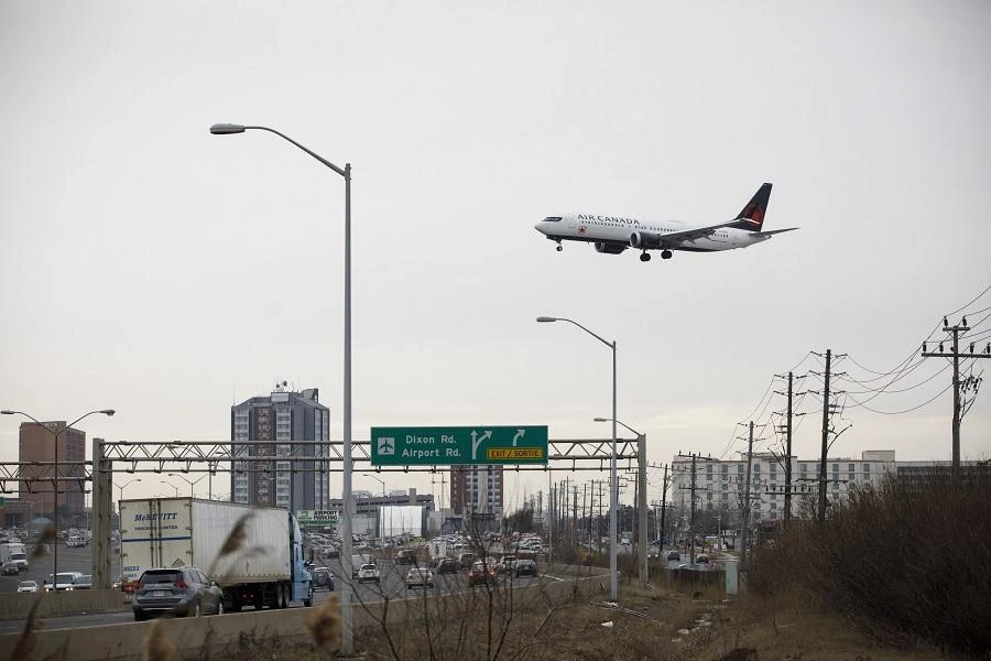 Aviation represents around two percent of emissions of global carbon dioxide (CO2), one of the main gases responsible for rising temperatures. (File/AFP)