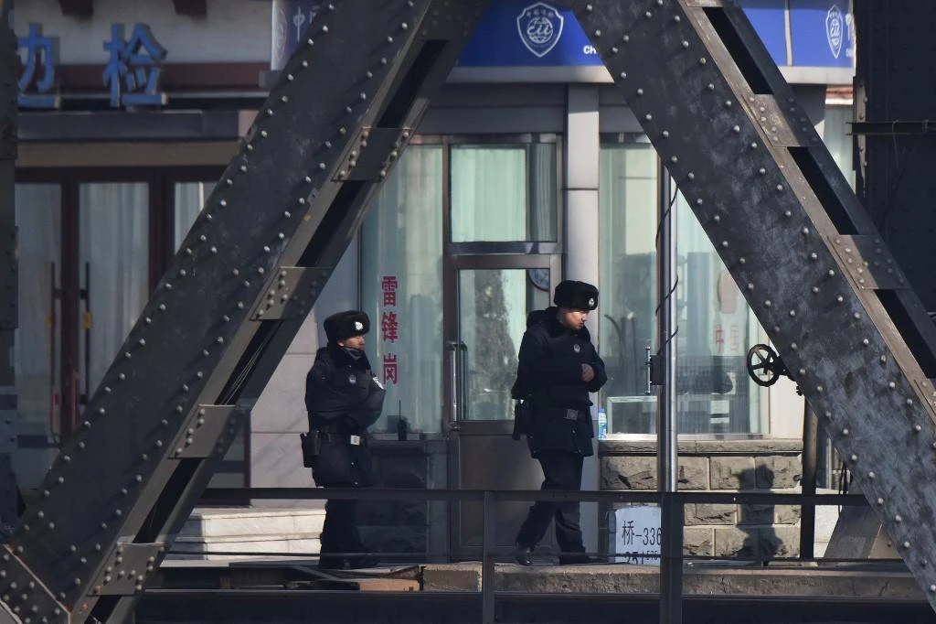 Above, the customs checkpoint on the Sino-Korean Friendship Bridge. China and North Korea had opened a new border crossing complementing three existing ports between countries. (AFP)