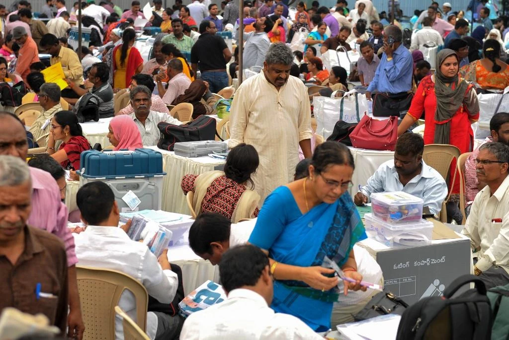 There are 900 million eligible voters in India. (AFP)