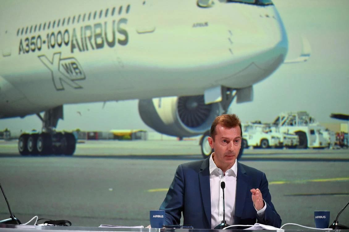 Guillaume Faury succeeds Tom Enders as the CEO of Airbus. (File/AFP)