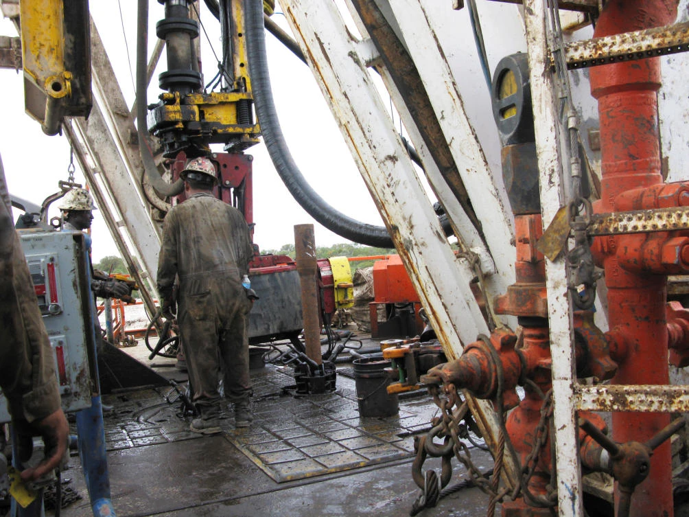 US crude oil production remained at a record 12.2 million barrels per day. (Reuters)