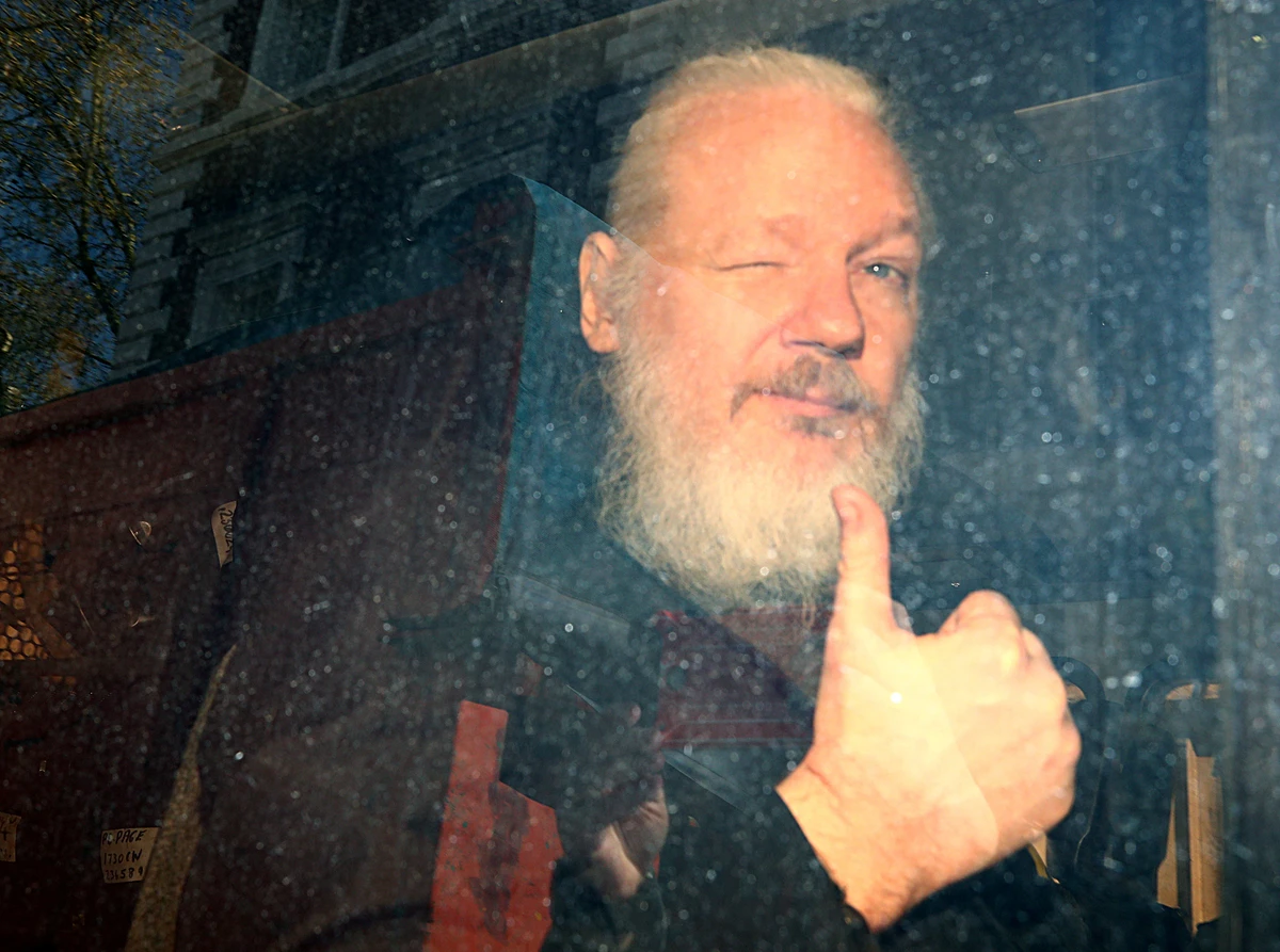 Assange has been in the Ecuadorian embassy since 2012. (Reuters)