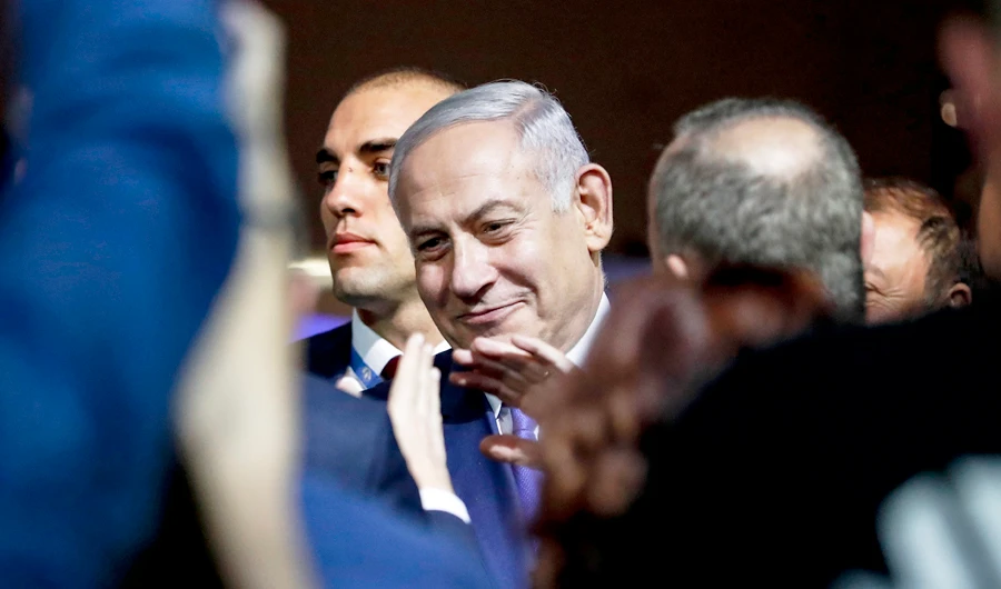 Netanyahu himself, in a campaign pledge just three days before polling day, pledged to begin annexing settlements in the occupied West Bank. (AFP)