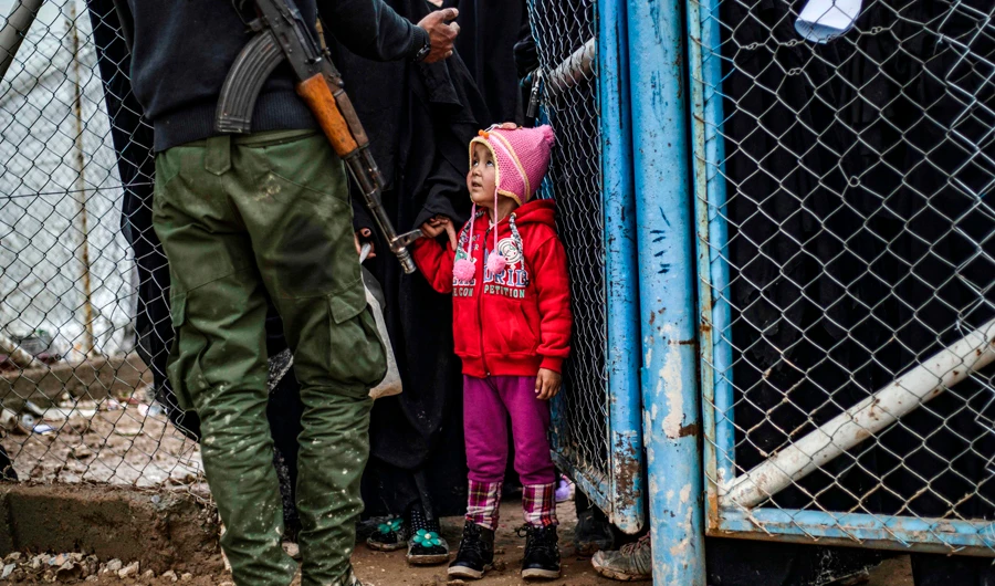 Many of the displaced, including children born on Syrian soil, did not have Iraqi identity papers. (AFP)