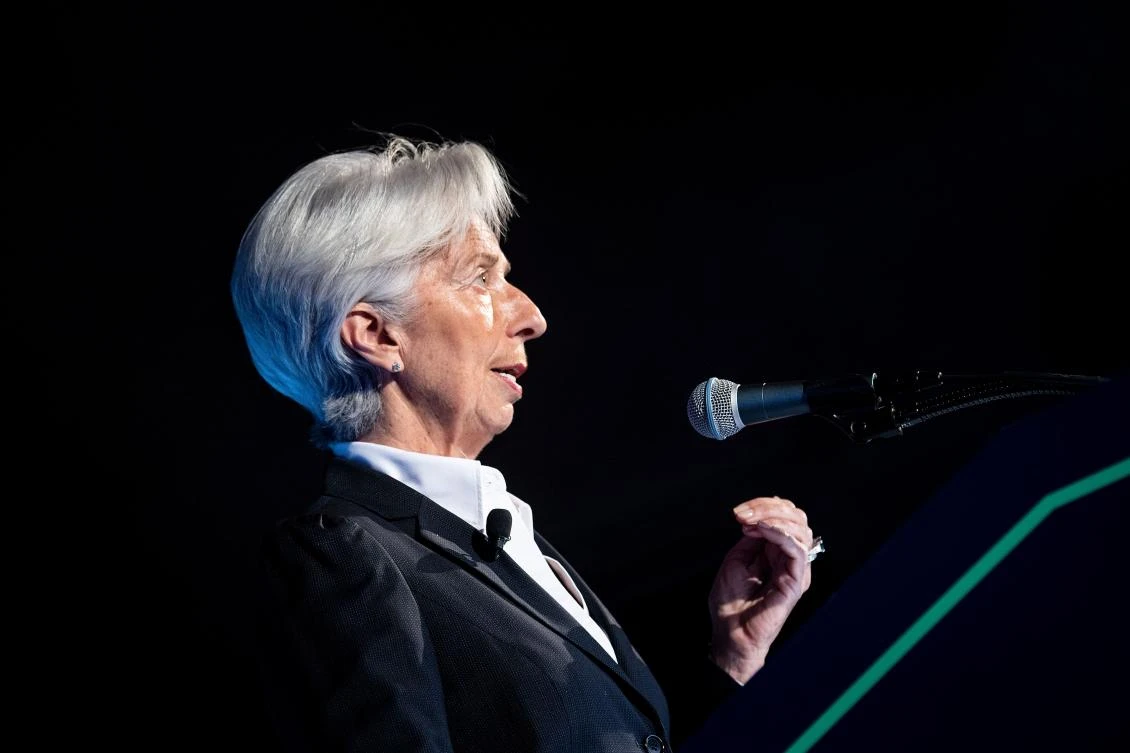 In a speech ahead of next week’s spring meetings with the World Bank, IMF chief Christine Lagarde said the world economy was vulnerable to shocks from Brexit, high debt levels and trade tensions, as well as unease on financial markets. (AFP)