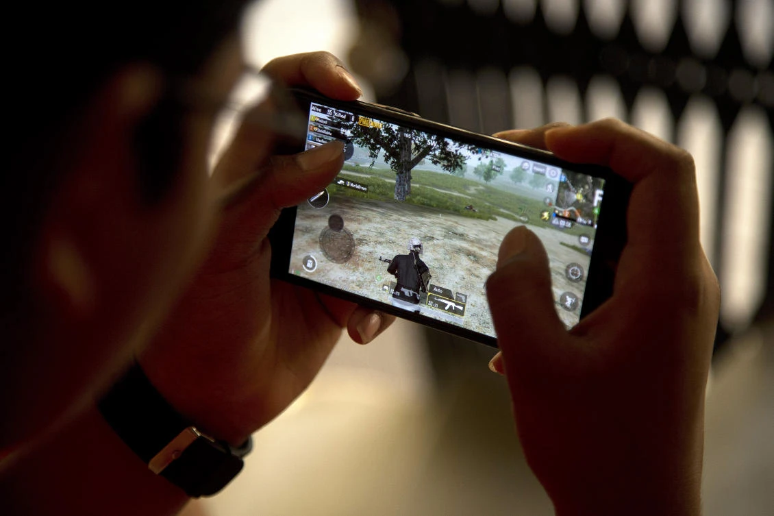 PUBG is also banned in the Indian state of Gujarat, where dozens of people have been arrested for playing. (AP)