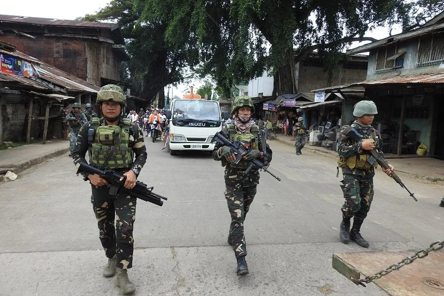 The military said Friday that largest fighting involved 120 militants led by Hajjan Sawadjaan and Radullan Sahiron near the village of Panglayahan. (File/AFP)