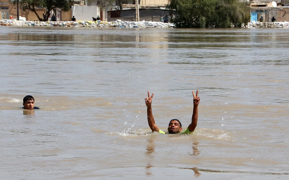 The Saudi Red Crescent Society and the UAE Red Crescent Authority are currently considering mechanisms to activate this initiative and to contribute positively to reducing the impact of floods in the affected areas. (AFP)