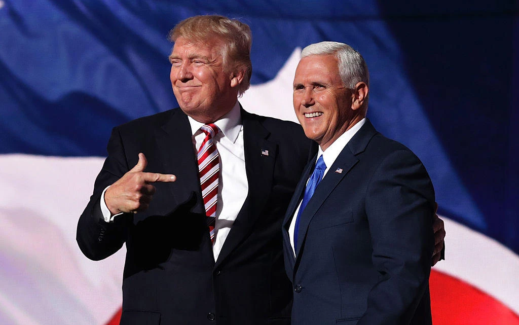 Pence told CNN that Trump simply backed the exposure of information during the election, not the WikiLeaks organization itself. (Getty Images)