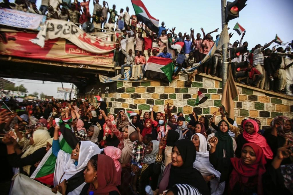 Protesters were calling for the creation of a civilian government. (AFP/File)