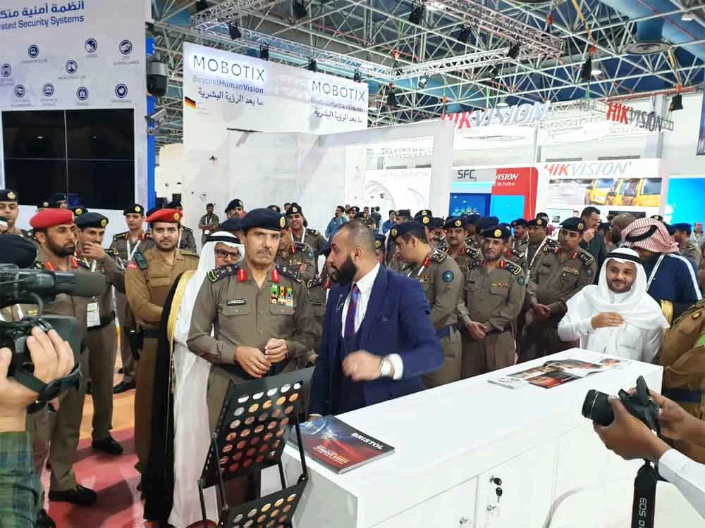 Some 150 exhibitors from 20 countries are taking part in Intersec Saudi Arabia 2019, which will run until April 16 at the Jeddah Center for Forums and Events. (Supplied photo)