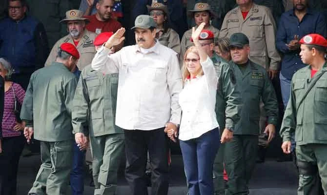 Venezuela’s Maduro orders militia expansion as Guaido tours blackout-ravaged state