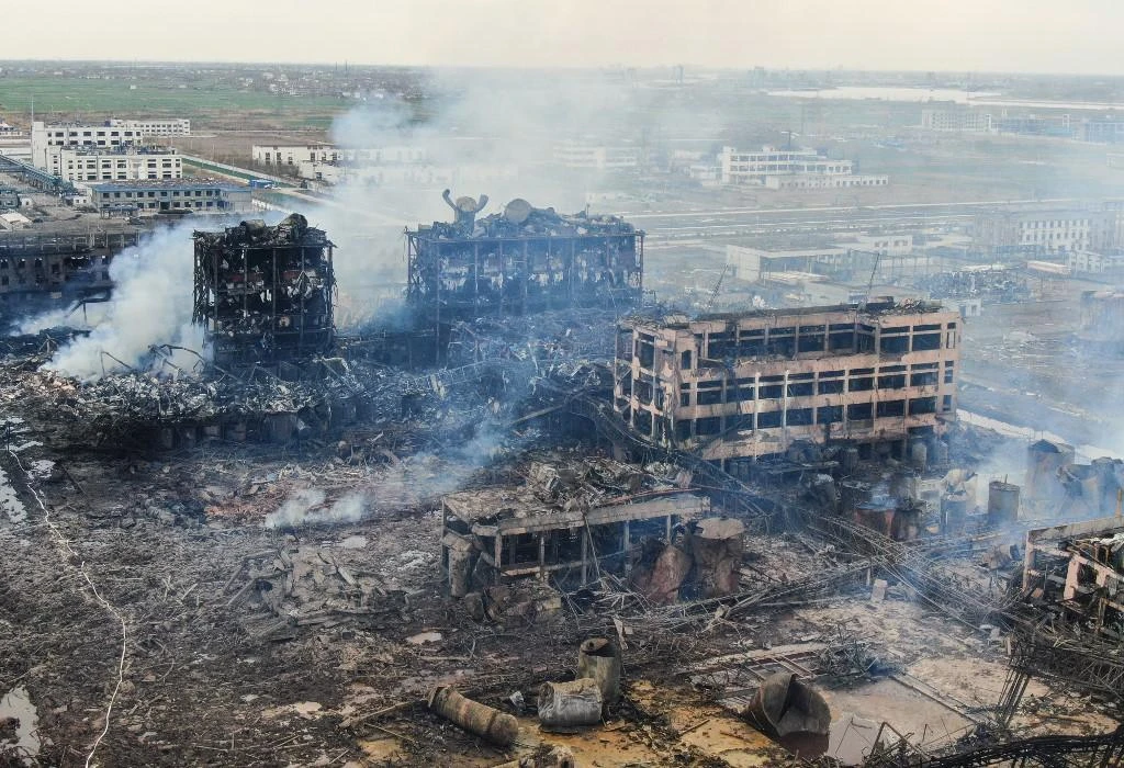 Six more detained over China blast that killed 78