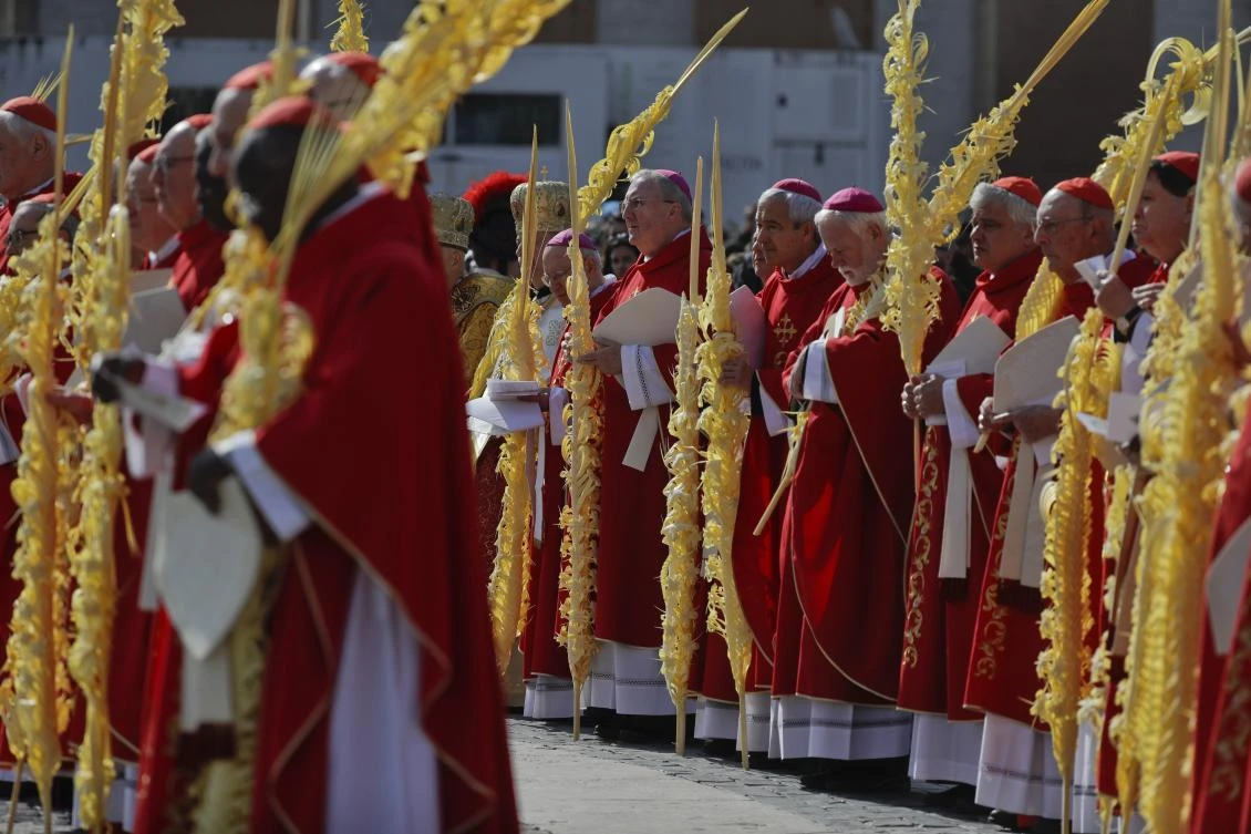 The Roman Catholic Church enters Holy Week, retracing the story of the crucifixion of Jesus and his resurrection three days later on Easter Sunday. (AP)