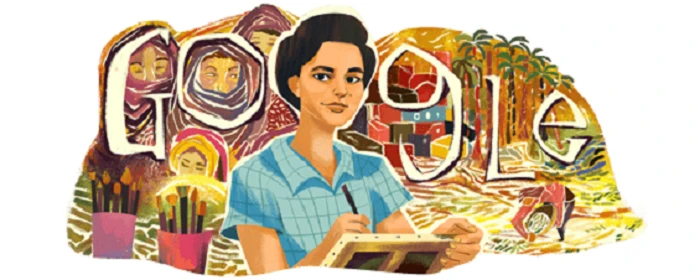 Inji Aflatoun, one of Egypt’s best-known painters and a leading feminist, was honored with a Google Doodle to celebrate what would have been her 95th birthday. (Google)