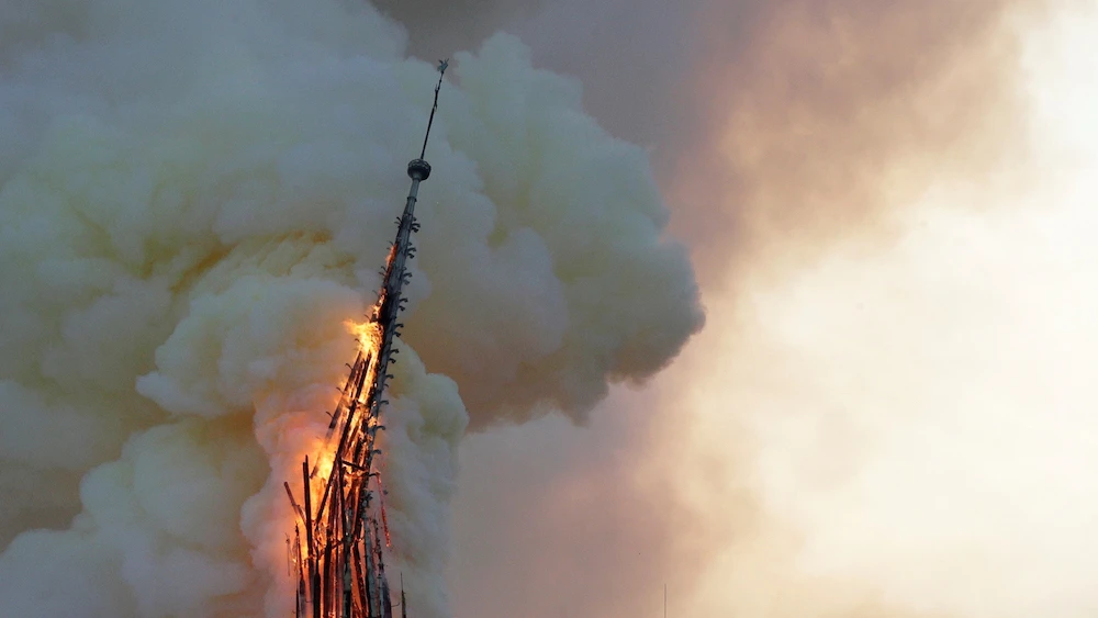 Several world leaders have expressed sadness over the fire that devastated large parts of the historic Notre-Dame cathedral in Paris. (AFP)