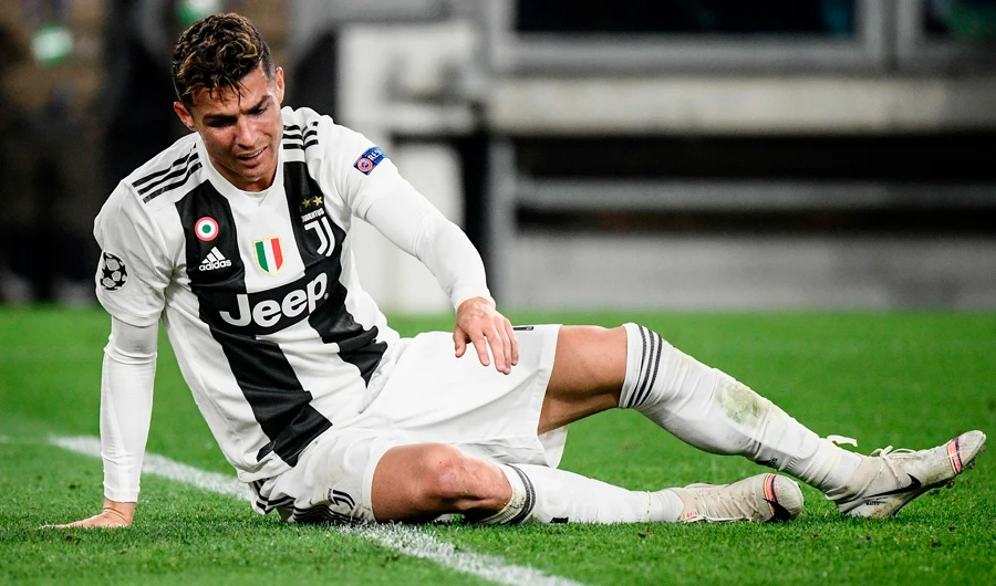 Cristiano Ronaldo's goal wasn't enough to Juve to progress. (AFP)