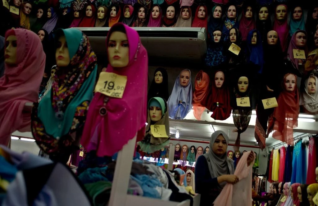 Muslim women who do not wear the headscarf are a common sight in Malaysia. (AFP)