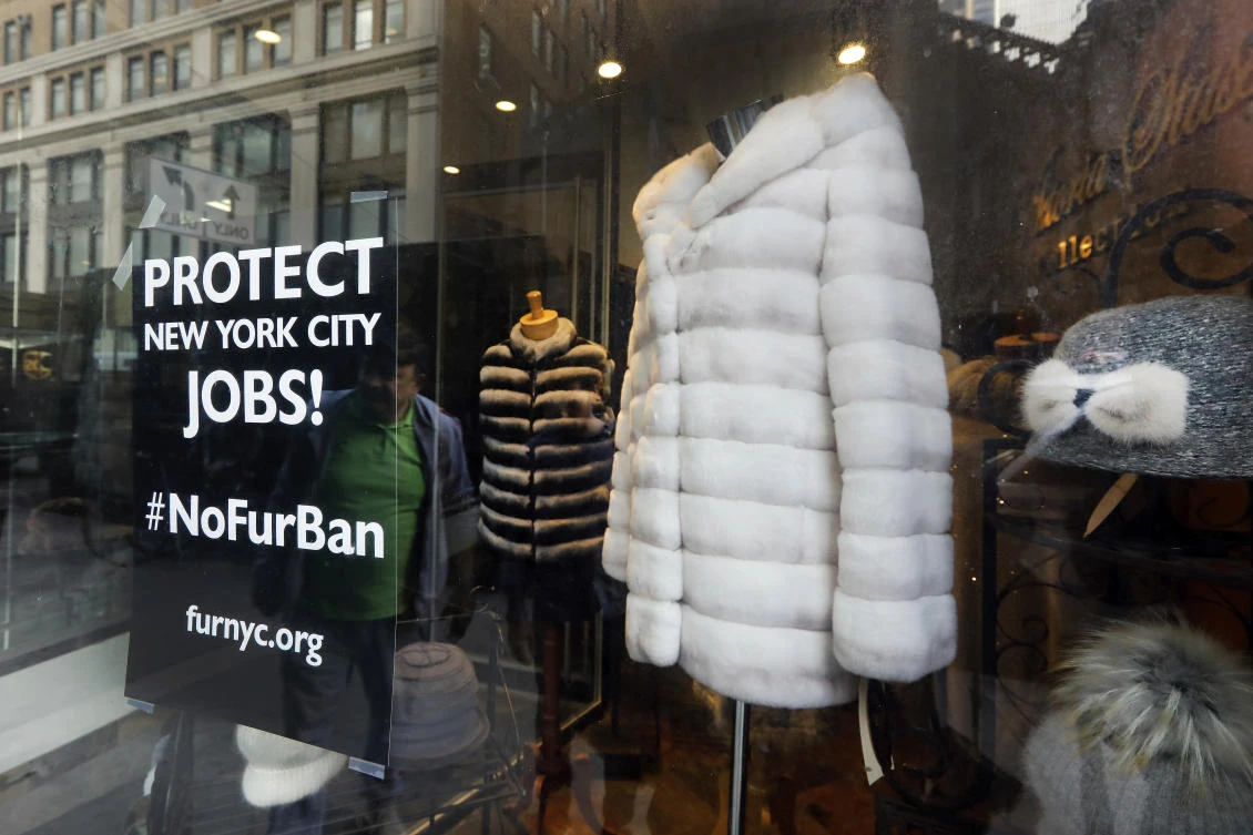 Fashion capital New York considers banning sale of fur
