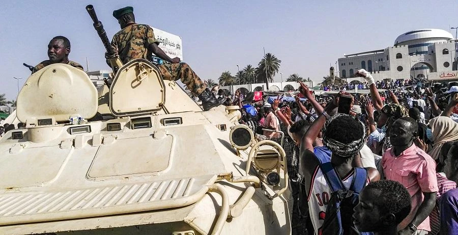 The military council, which took over after Al-Bashir’s ouster, said the former president was transferred on Tuesday to a prison in the capital, Khartoum. (File/AFP)