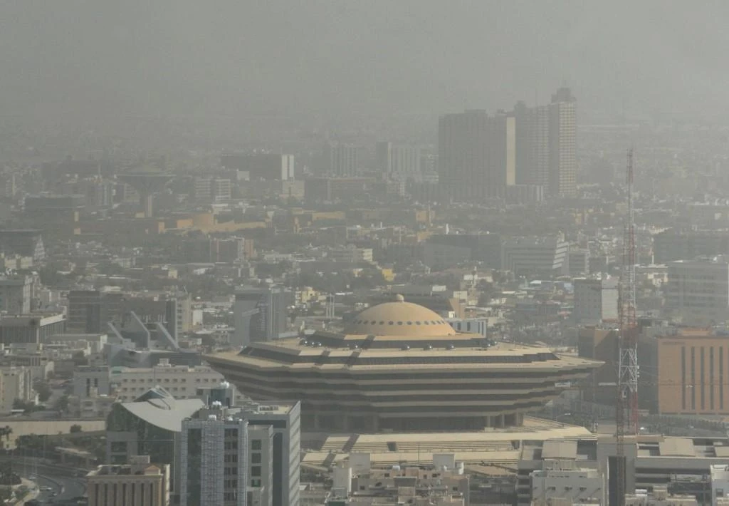 Thunder and dust storms are expected to affect the Riyadh region from the early hours of Friday till 9.00 p.m. (File/AFP)
