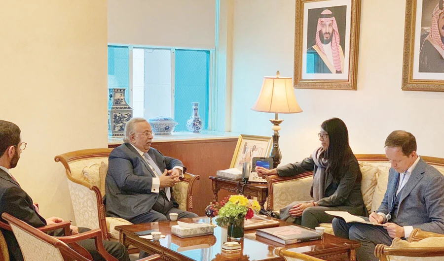 Abdallah Al-Mouallimi, Saudi Arabia’s ambassador to the UN, commended the efforts of MSF during the talks. (SPA)