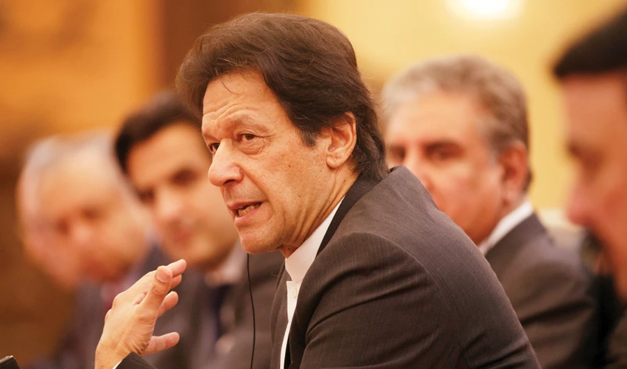 Khan said whoever was not beneficial for his country, he would bring in someone who was. (Reuters)