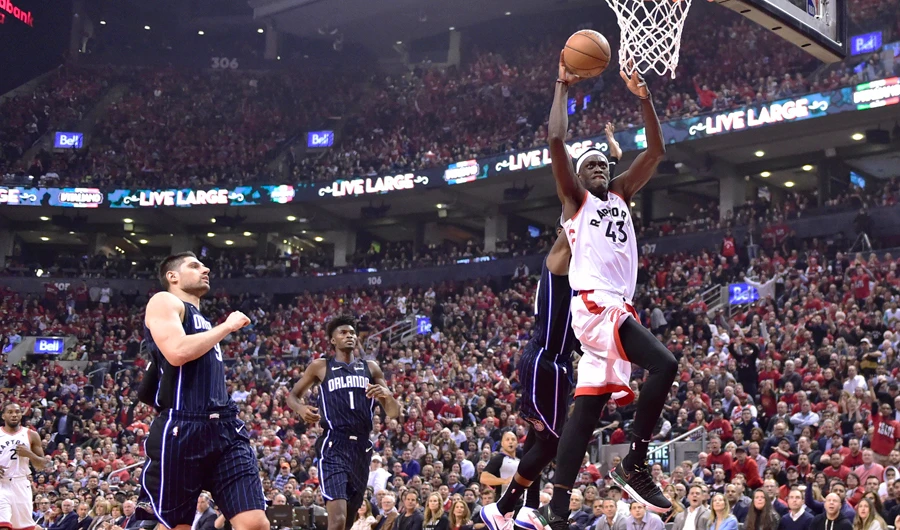 Pascal Siakam had 30 points and 11 rebounds. (AP)