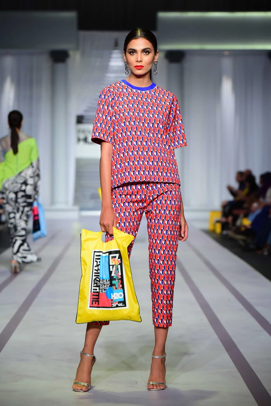 Pakistani designers lit up the catwalk with their carefully curated collections, a spectacle that embraced all the colors of the rainbow and schooled the audience in the art of color theory, during a three-day fashion event that concluded in Karachi this weekend. (Arsalan Bukhari)