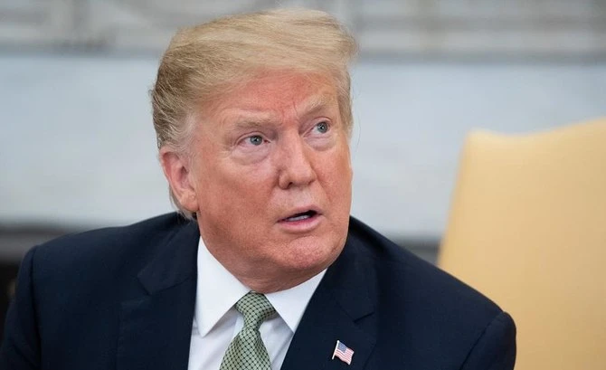 President Donald Trump said the US would be ending sanction waivers for countries importing Iranian oil. (AFP/File Photo)