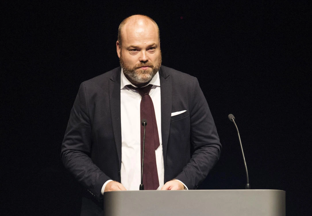 In this Aug. 21, 2017 file photo, Bestseller CEO Anders Holch Povlsen speaks during an event in Aarhus, Denmark. (AP)