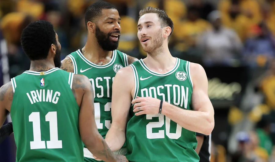 Boston Celtics clinched with a 110-106 victory at Indiana. (Getty Images/AFP)