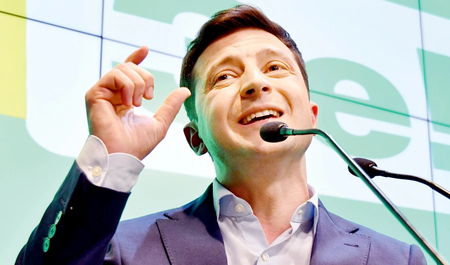 Volodymyr Zelensky. (AFP)