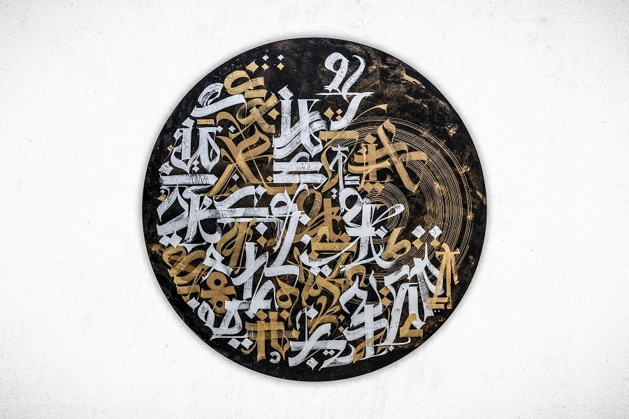 Russian ‘calligrafitti’ artist seeks to merge the world’s languages