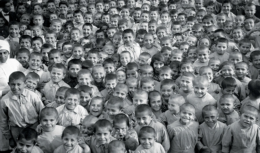 Orphans who survived the Armenian Genocide. (Getty Images)