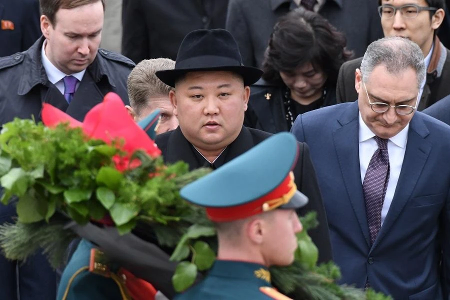 Kim was expected to return to Pyongyang later Friday by private train. (File/AFP)