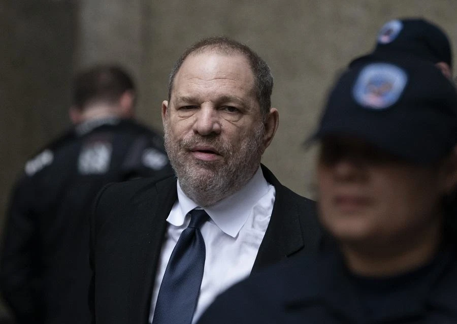 Harvey Weinstein has been charged over the alleged assaults of two women and faces life in prison if he is convicted at the trial. (File/AFP)