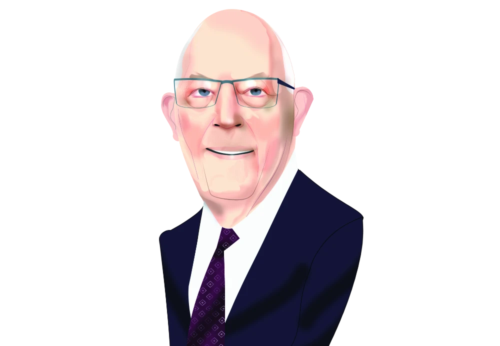 President of the King Abdullah Petroleum Studies and Research Center (KAPSARC), Adam Sieminski. (Illustration: Luis Grañena)