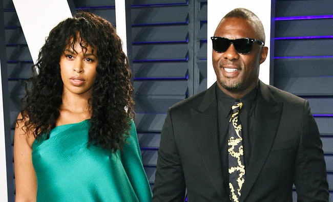 In this Sunday, Feb. 24, 2019 file photo, Idris Elba, right, and Sabrina Dhowre arrive at the Vanity Fair Oscar Party in Beverly Hills, Calif. (AP)