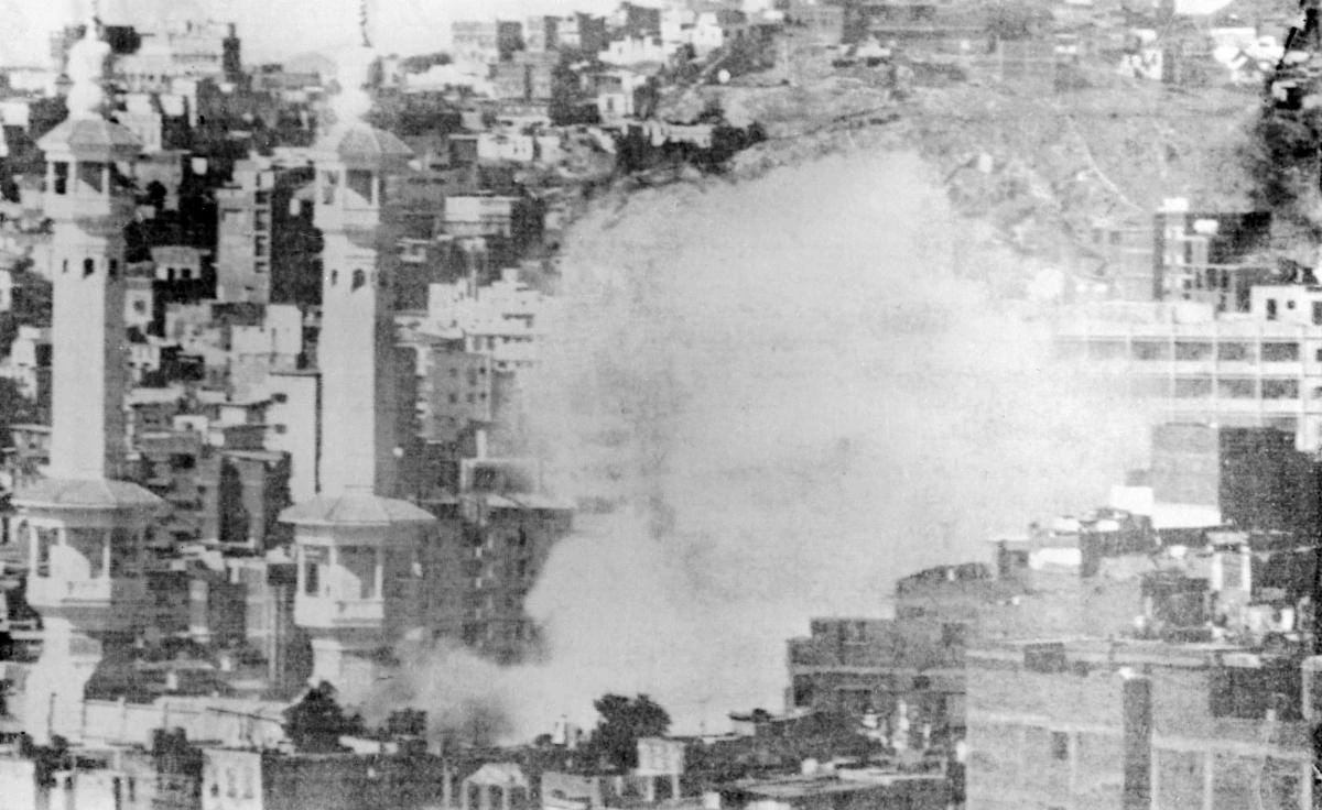‘Winds of Change’ will be shown during the Holy Month and depicts events surrounding the 1979 terrorist attack at the Makkah Grand Mosque orchestrated by Juhaiman Al-Otaibi and his group of followers. An official toll put the dead at 153 with 560 wounded. AFP. (AFP)