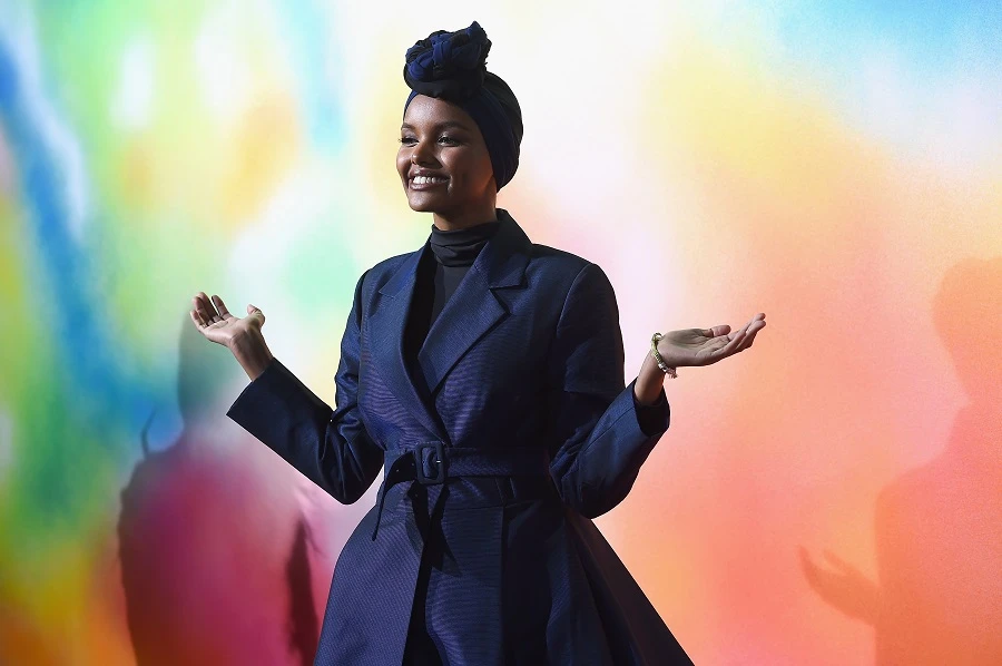 Halima Aden makes waves as first hijab-clad Sports Illustrated Swimsuit model