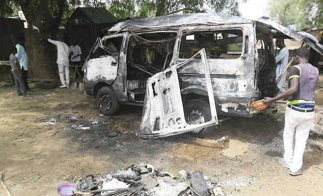The bodies of the men were found at Duwabayi village near the garrison town of Monguno in Borno state late Tuesday by other loggers. (AP)